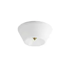 Maxim Lighting 11150WTNAB 1-Light 15W Natural Aged Brass Flush Mount