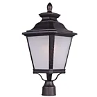 Maxim Lighting Knoxville 1120FSBZ 1-Light 60W Bronze Outdoor Post Lantern
