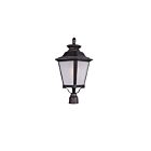 Maxim Lighting Knoxville 1121FSBZ 1-Light 60W Bronze Outdoor Post Lantern