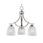 Maxim Lighting 11223FTSN Axis 3-Lights 180W Satin Nickel Incandescent Chandelier