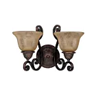 Maxim Lighting Symphony 11247SAOI 2-Lights Oil Rubbed Bronze Wall Sconce