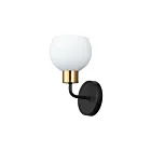 Maxim Lighting Coraline 11271SWBZSBR 1-Light Bronze/Satin Brass Wall Sconce