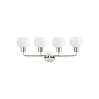 Maxim Lighting Coraline 11274SWSN 4-Lights 60W Satin Nickel Vanity Light