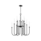 Maxim Lighting 11286BK Tux 12-Lights 720W Black Incandescent Chandelier