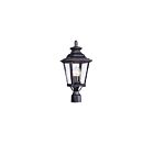 Maxim Lighting Knoxville 1130CLBZ 3-Lights Bronze 120W Outdoor Post Mount
