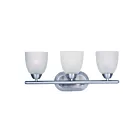 Maxim Lighting Axis 11313FTPC 3-Lights 60W Polished Chrome Vanity Light