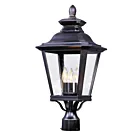 Maxim Lighting Knoxville 1131CLBZ 3-Lights Bronze 120W Outdoor Post Mount