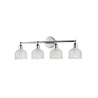 Maxim Lighting Hollow 11324CLPC 4-Lights 60W Polished Chrome Vanity Light