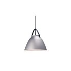 Maxim Lighting 11356BKBP Nordic 1-Light 60W Black/Brushed Platinum Pendant