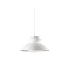 Maxim Lighting 11359WTWT Nordic 1-Light 60W White Pendant