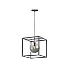 Maxim Lighting 11364MSKBKPC Fluid 1-Light 4W Black/Polished Chrome Pendant