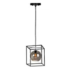 Maxim Lighting 11367MSKBKPC Fluid 1-Light 6W Black/Polished Chrome Pendant