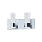 Maxim Lighting 11382FTPC 2-Lights 120W Polished Chrome Bath Vanity Light