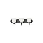 Maxim Lighting 11383FTBK 3-Lights 180W Black Bath Vanity Light