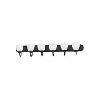 Maxim Lighting 11386FTBK 6-Light 360W Black Bath Vanity Light