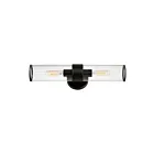 Maxim Lighting Crosby 11472CRBK 2-Lights Black Wall Sconce