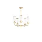 Maxim Lighting 11475CRSBR Crosby 5-Lights 300W Satin Brass Incandescent Chandelier