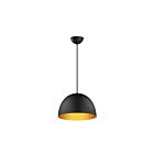 Maxim Lighting 11484BKGLD 1-Light 60W Black and Gold Pendant