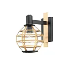 Maxim Lighting Heirloom 11543BKBUB Black/Burnished Brass 60W Outdoor Wall Mount