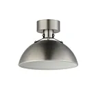 Maxim Lighting 12040SN Dawn 1-Light 60W Satin Nickel Semi-Flush Mount