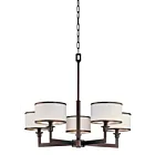 Maxim Lighting 12055WTOI Nexus 5-Lights 300W Oil Rubbed Bronze Incandescent Chandelier