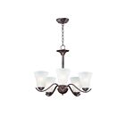 Maxim Lighting 12075FTOI Vital 5-Lights 300W Oil Rubbed Bronze Incandescent Chandelier