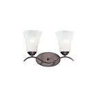 Maxim Lighting Vital 12082FTOI 2-Lights 60W Oil Rubbed Bronze Vanity Light
