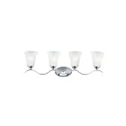 Maxim Lighting Vital 12084FTPC 4-Lights 60W Polished Chrome Vanity Light