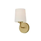 Maxim Lighting Bristol 12091SWSBR 1-Light Satin Brass Wall Sconce