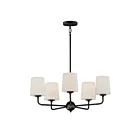Maxim Lighting 12095SWAR Bristol 5-Lights 300W Anthracite Incandescent Chandelier