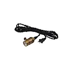 Maxim Lighting 12120BKAB Early Electric 1-Light 60W Black/Antique Brass Pendant