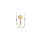 Maxim Lighting Plumette 12161GL 2-Lights Gold Leaf Wall Sconce
