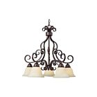 Maxim Lighting 12206FIOI Manor 5-Lights 300W Oil Rubbed Bronze Incandescent Chandelier