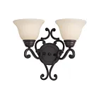 Maxim Lighting Manor 12212FIOI 2-Lights Oil Rubbed Bronze Wall Sconce