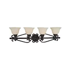 Maxim Lighting Manor 12214FIOI 4-Lights 60W Oil Rubbed Bronze Vanity Light