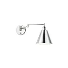 Maxim Lighting Library 12220PN 1-Light Polished Nickel Wall Sconce