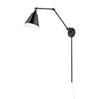 Maxim Lighting Library 12224BK 1-Light Black Wall Sconce