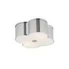 Maxim Lighting 12247WTPN 2-Lights 120W Polished Nickel Flush Mount