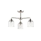 Maxim Lighting 12260CDSN Acadia 3-Lights 180W Satin Nickel Incandescent Chandelier