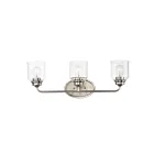 Maxim Lighting Acadia 12263CDSN 3-Lights 60W Satin Nickel Vanity Light
