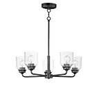 Maxim Lighting 12266CDBK Acadia 5-Lights 300W Black Incandescent Chandelier
