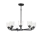 Maxim Lighting 12268CDBK Acadia 8-Lights 480W Black Incandescent Chandelier