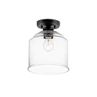 Maxim Lighting 12270CDBK Acadia 1-Light 60W Black Semi-Flush Mount