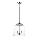 Maxim Lighting 12273CDSN Acadia 3-Lights 180W Satin Nickel Pendant