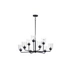 Maxim Lighting 12277CDBK Acadia 9-Lights 540W Black Incandescent Chandelier