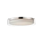 Maxim Lighting 12286CLSWSN Duo 1-Light 32W Satin Nickel Flush Mount