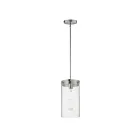 Maxim Lighting 12408CLSN Pinn 1-Light 60W Satin Nickel Pendant