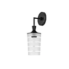 Maxim Lighting Copacabana 12442CLFTBK Black 60W Outdoor Wall Mount