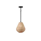Maxim Lighting 12602NABK Maldives 1-Light 6W Black Pendant