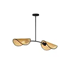 Maxim Lighting 12632NABK Bonnet 2-Lights 120W Black Pendant